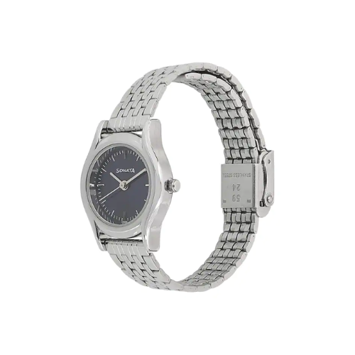 Essentials Blue Dial Stainless Steel Strap NR87020SM01