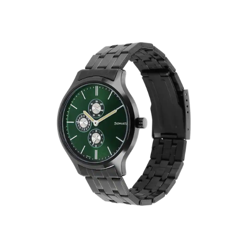 Versatyle 2 Green Dial Stainless Steel Strap Watch NR7140NM02