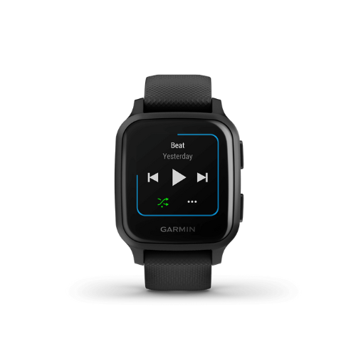 GARMIN VENU SQ MUSIC-BLACK SLATE GPS WEARABLE