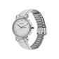 White Dial Silver Stainless Steel Strap Watch NR1013SM06