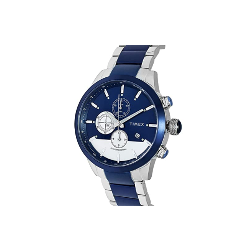 TIMEX MENS BLUE DIAL WATCH TWEG19404