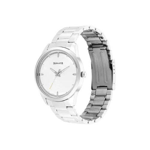 SONATA Utsav Silver Dial Stainless Steel Watch – GHADIWALE