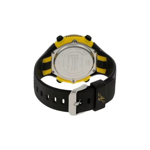 SF Pedometer Black Strap Digital Watch 77040PP04J