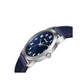 Smart Plaid In Blue Dial TPU Strap Watch NP77107SP03W