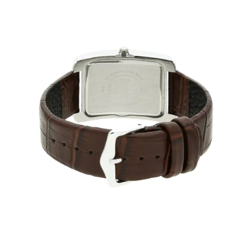 Silver Dial Brown Leather Strap Watch ND7953SL01CJ (SD295)