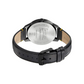 Versatyle Black Dial Leather Strap Watch 7139NL01