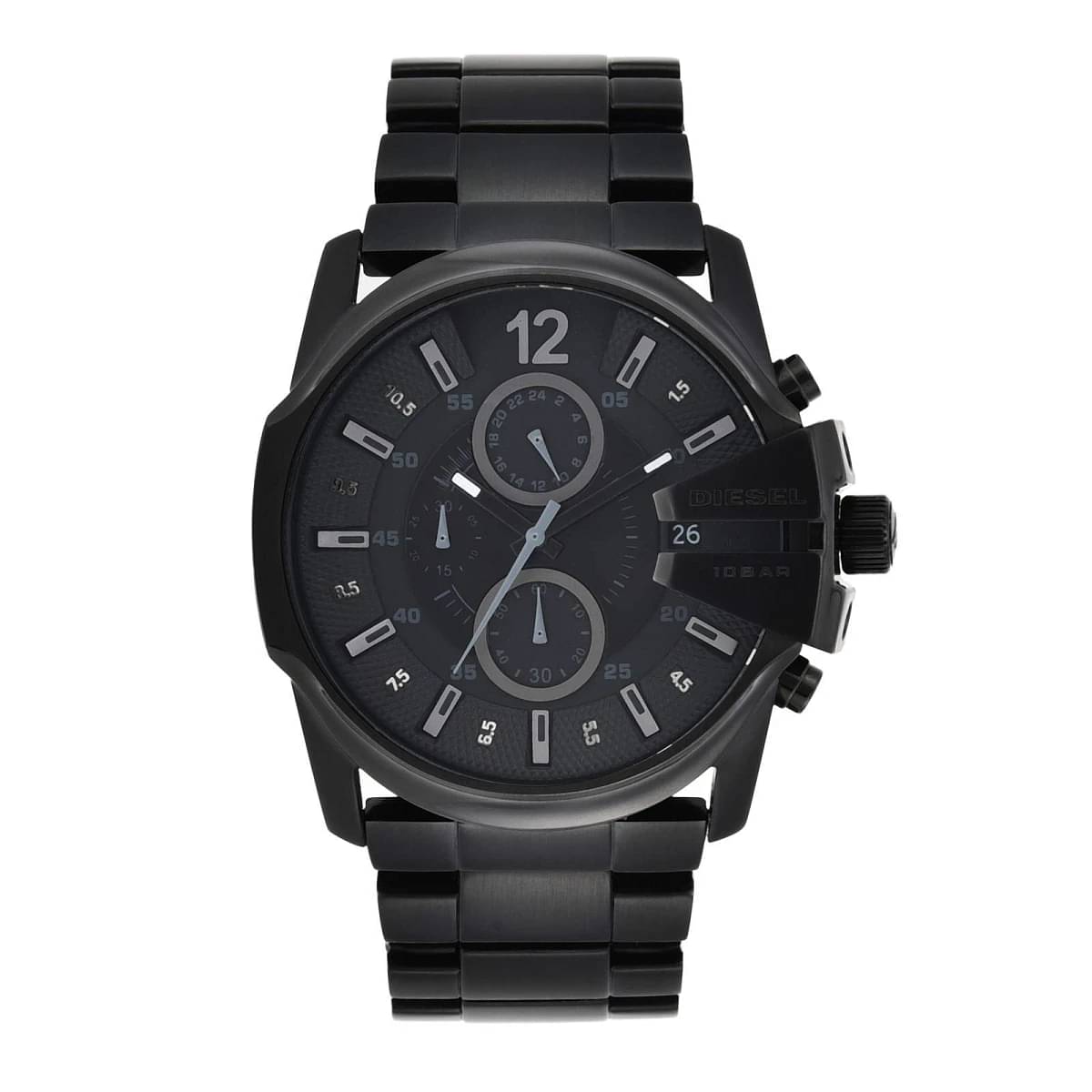 DIESEL MASTER CHIEF MEN BLACK ANALOG WATCH DZ4180