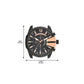 MEGA CHIEF MEN BLACK ANALOG WATCH DZ4309