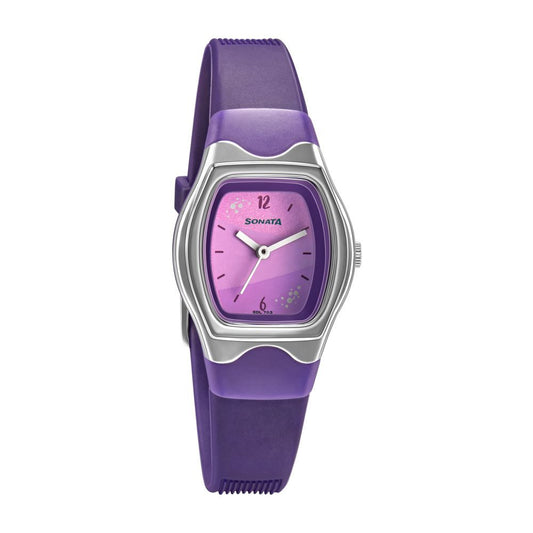 Play Watch With Purple Dial & Purple Plastic Strap 8989PP10W