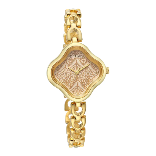 Titan Karishma Beige Dial Watch  2701YM01