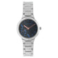 CHECKMATE BLUE DIAL STAINLESS STEEL STRAP WATCH NK6150SM03 (DF627)
