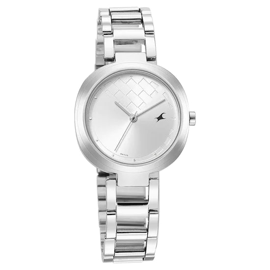 STUNNERS SILVER DIAL STAINLESS STEEL STRAP WATCH 6247SM02 (DM732)