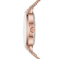 Michael Kors Portia Analogue Watch (Gold Dial Rose Gold Colored Strap)" MK3845
