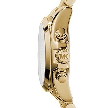 Michael Kors Mini Bradshaw Analog Gold Dial Watch - MK5798