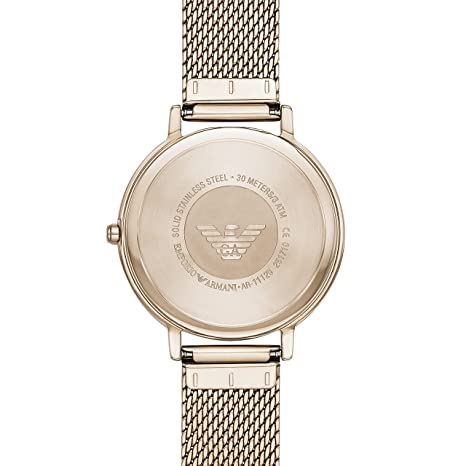 Emporio Armani Analog Pink Dial Women's Watch-AR11129