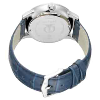 Titan On Trend Blue Dial Leather Strap Watch 90100SL02 (DJ771)