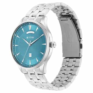 Opulent III Blue Dial Analog Watch for Men 90127SM01