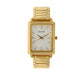 White Dial Golden Stainless Steel Strap Watch NR7078YM01