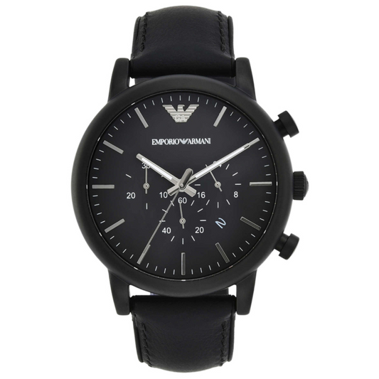 Men's Chronograph Leather Watch AR1970