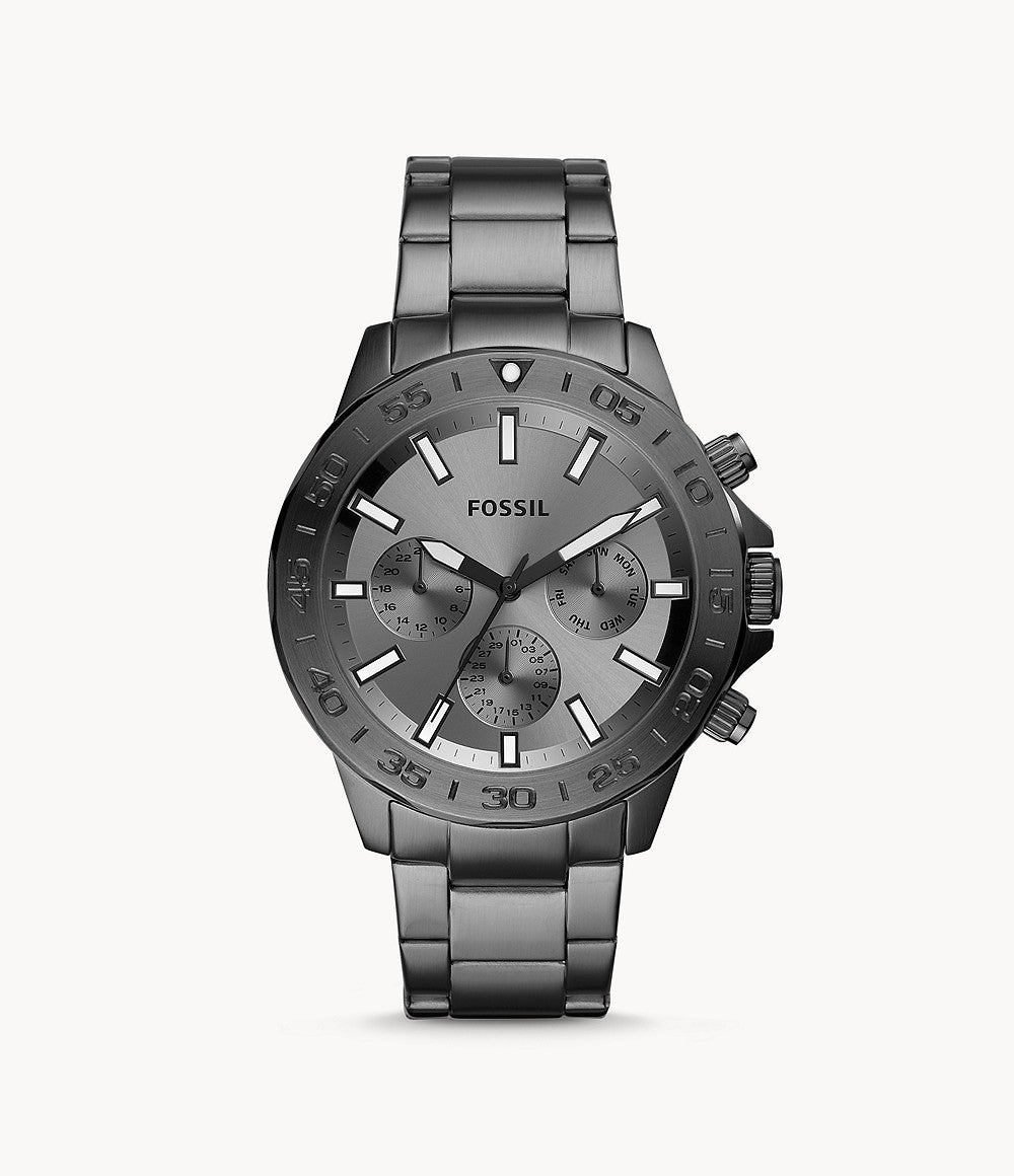 Bannon Multifunction Smoke Stainless Steel Watch BQ2491