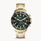 Bannon Multifunction Gold-Tone Stainless Steel Watch BQ2493