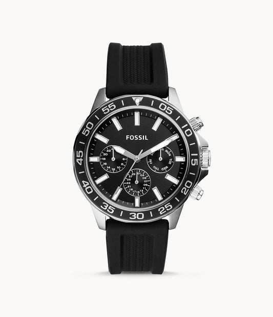 Bannon Multifunction Black Silicone Watch BQ2494