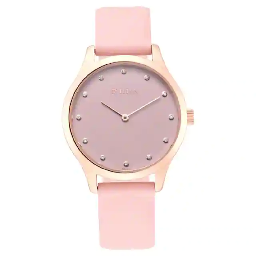 Titan Athleisure - Pink Dial Rubber Strap Watch NP95125WP02