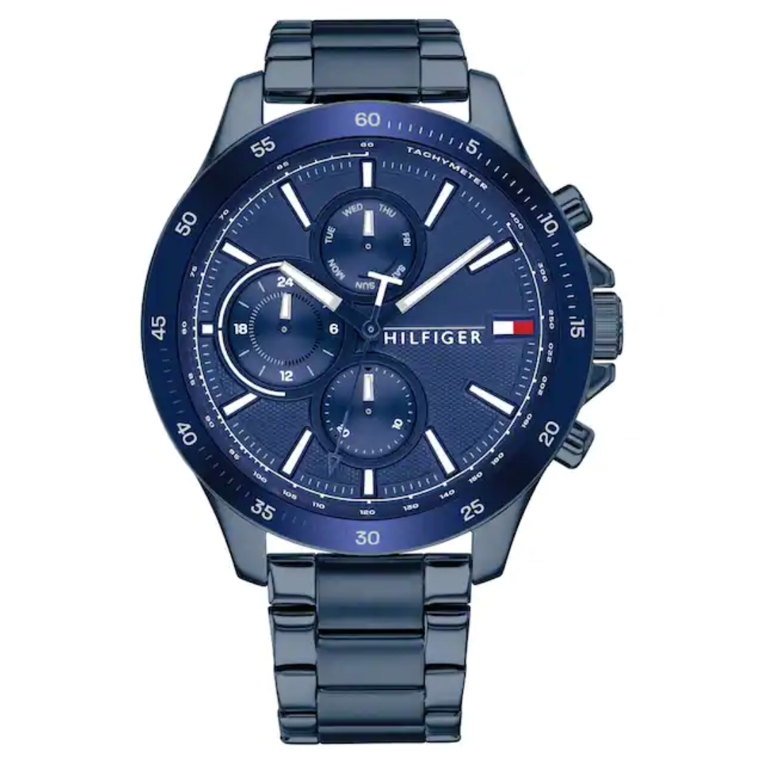 Tommy Hilfiger Blue Dial Stainless Steel Strap Watch 1791720