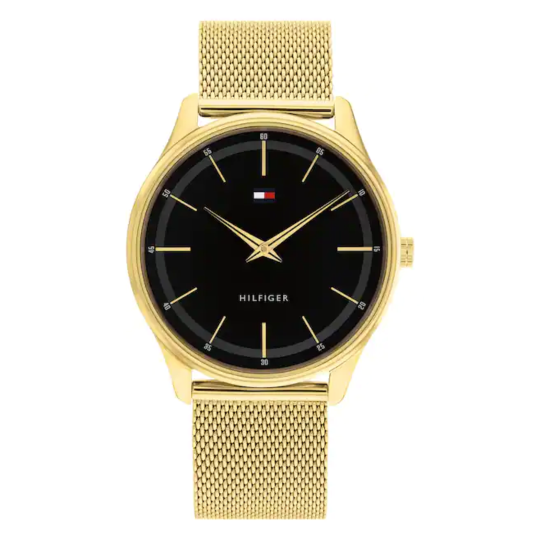 Tommy Hilfiger Men Black Dial Analog Watch 1710469