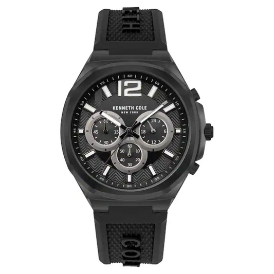 Black Dial Chronograph Watch KCWGO2104904MN