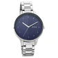 Workwear Watch with Blue Dial Metal Strap NP2648SM01 (DK774)