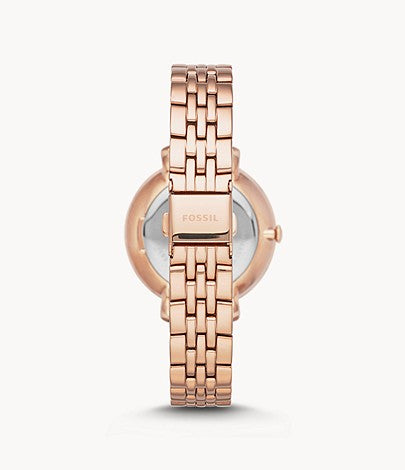 Jacqueline Rose-Tone Stainless Steel Watch ES3546