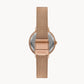 Virginia Three-Hand Rose Gold-Tone Stainless Steel Mesh Watch  ES5111