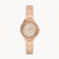 Stella Three-Hand Date Rose Gold-Tone Stainless Steel Watch ES5136