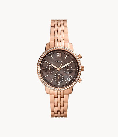 Neutra Chronograph Rose Gold-Tone Stainless Steel Watch ES5218