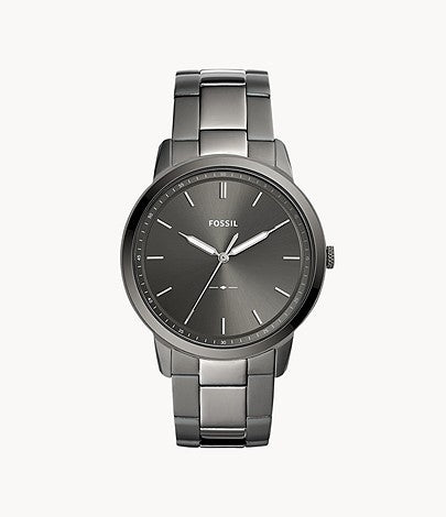 The Minimalist Three-Hand Smoke Stainless Steel Watch FS5459