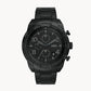 Bronson Chronograph Black Stainless Steel Watch FS5712