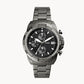 Bronson Chronograph Smoke Stainless Steel Watch FS5852