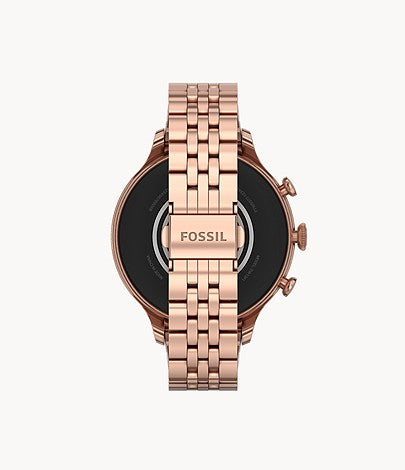 Gen 6 Smartwatch Rose Gold-Tone Stainless Steel FTW6077