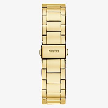 Guess Gold Tone Case Gold Tone Stainless Steel Watch GW0320L2