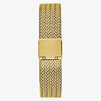 Guess Gold Tone Case Gold Tone Stainless Steel Watch GW0402L2