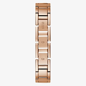 Guess Rose Gold Tone Case Rose Gold Tone Stainless Steel Watch GW0476L3