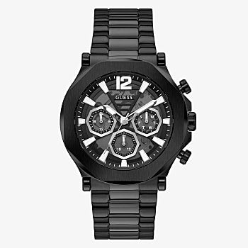 Black Case Black Stainless Steel Watch GW0539G3