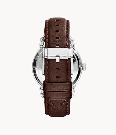 Townsman Automatic Leather Watch Brown ME3061