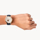 Townsman Automatic Navy Leather Watch ME3171