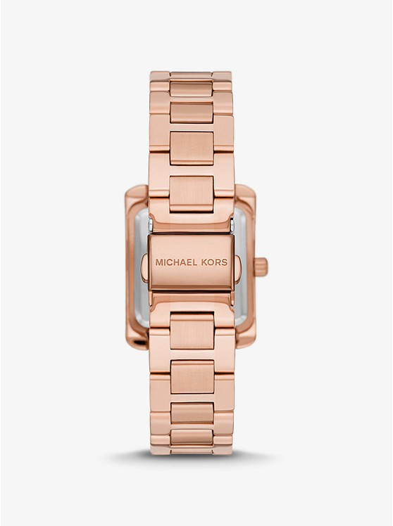 Mini Emery Pavé Rose-Gold Tone Watch MK4641