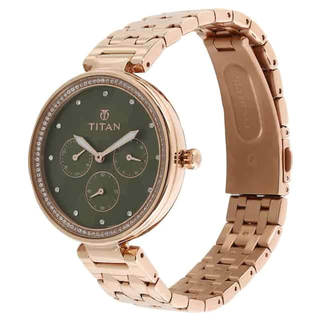 Titan Whimsy Green Dial Multifunction Watch NN95059WM02 (DG968)