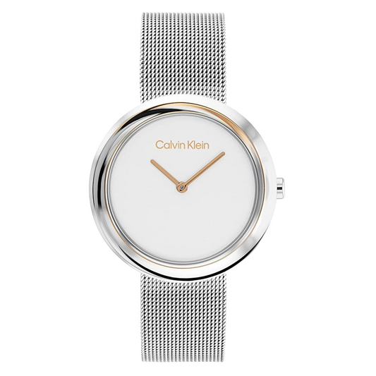 Calvin Klein 25200011 Twisted Bezel Quartz Watch for Women