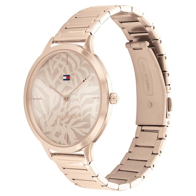 Tommy Hilfiger Women Carnation Gold Dial Analog Watch TH1782497