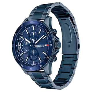 Tommy Hilfiger Blue Dial Stainless Steel Strap Watch 1791720